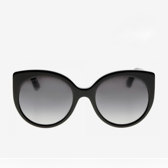 Gucci Black Cat Eye Sunglasses GG0325S - Picture 2 of 8